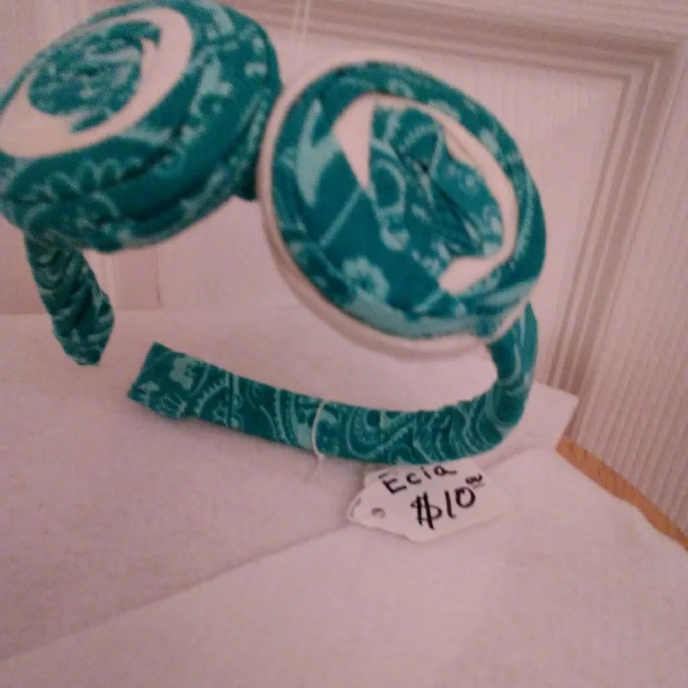 Blue and White Headband NWT